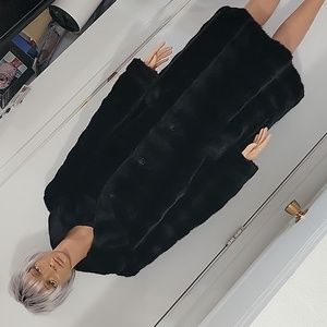 VINTAGE Precious Faux Mink Coat